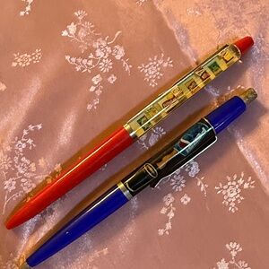 Colorful vintage Decorative Pens Set by Pepsi and Frito lay